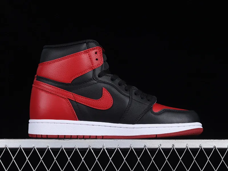 All categories Air Jordan Jordan series basketball shoes Air Jordan 1 High Air Jordan 1 Retro High OG Banned AJ1 banned Joe 1 black and red high-top basketball shoes 555088-001